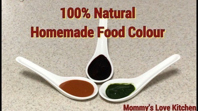 '100% Natural Homemade food Colour in Tamil|Edible Homemade food Colour'