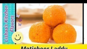 'Motichoor Laddu # Without food colour # Tasty and Easy'