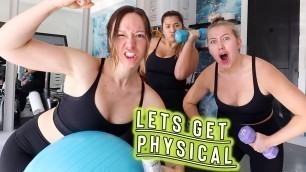 'at home workout + fitness obsession!! vlogmas day 5'