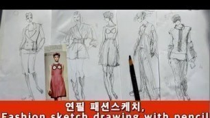 'How To Draw Fashion Sketches and Figures!.... drawing with pencil'