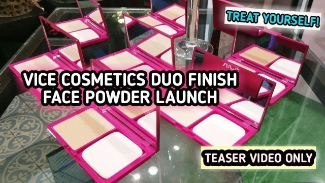 'Vice Cosmetics Duo Finish Foundation Launch Event (for blog embed)'
