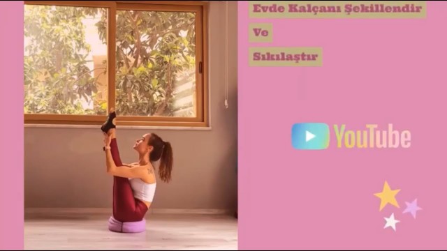 'Evde Popo Kaldırma ve Kalça Şekillendirme Egzersizleri // Love Fit Pilates'