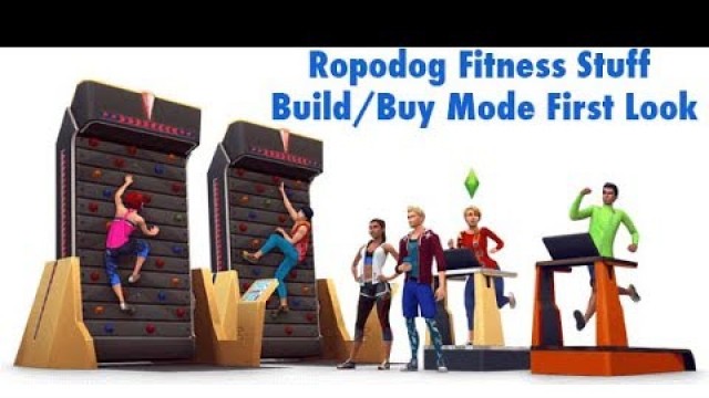 'Sims 4 Fitness Stuff Build/Buy Mode First Look'