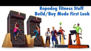 'Sims 4 Fitness Stuff Build/Buy Mode First Look'