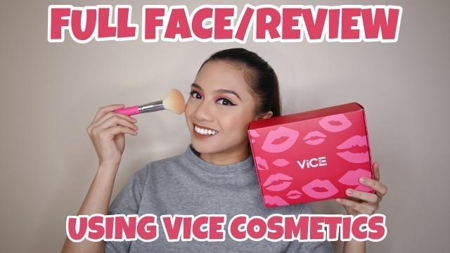 'FULL FACE/REVIEW OF VICE COSMETICS'