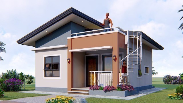 'Small House Design (6x7 Meters)'