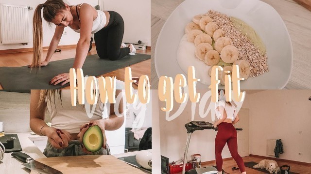 'How to get fit | Fitness & Food Diary #1'