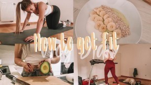 'How to get fit | Fitness & Food Diary #1'