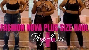 'PLUS SIZE FASHION NOVA TRY ON HAUL | ft. my TWIN!'