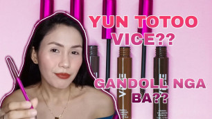 'SUBUKAN NATIN ANG PINAKABAGONG PANGKILAY NG VICE COSMETICS 195 PESOS, GANDOLL BROWS NGA BA??'