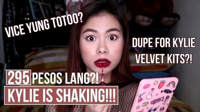 'VICE Cosmetics Phenomenal Velvet Lip Kit (Review + Wear Test) | Philippines'