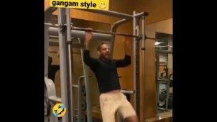 'Shikhar dhawan new reels in Gym funny #shikhardhawanshorts #short'