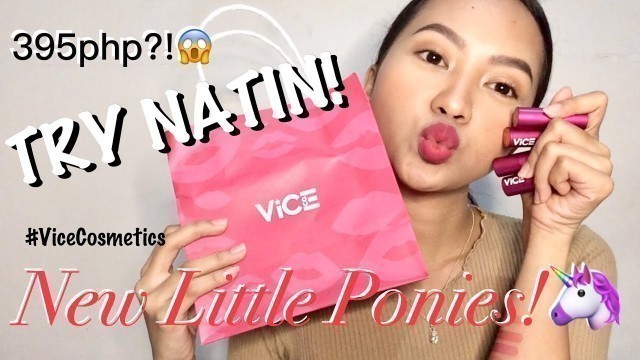 'Vice Cosmetics New Little Ponies REVIEW - TRY NATIN!!!'