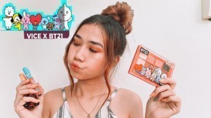 'BT21 x VICE COSMETICS! | ALYN SALDERO'