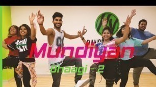 'Mundiyan - Baaghi 2 | Dance fitness Choreography | Tiger Shroff, Disha Patani | HY Dance Studios'