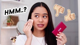 'BYE BYE PORES?! Vice Cosmetics DUO FINISH Foundation REVIEW | ThatsBella'
