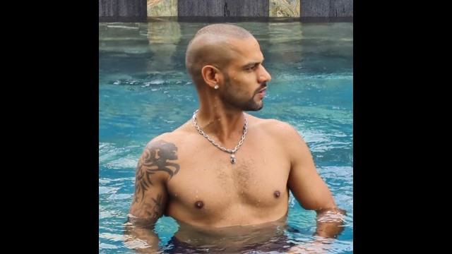 'Shikhar Dhawan enjoy gym workout and garden #shorts'