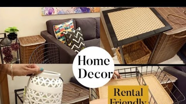 'Rental Friendly Home Decor ideas | 9 affordable ways to decorate Corner or living room'