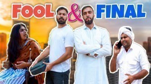 'Fool And Final || Haryanvi Comedy Haryanvi 2021|| Swadu Staff Films'