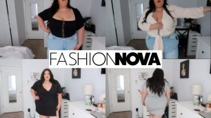 'Plus Size Summer Try On Haul ft. FASHIONNOVA!'