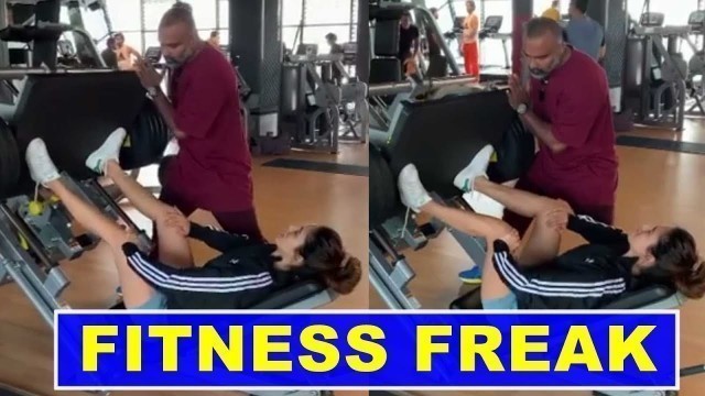 'Disha Patani doing ‘leg press’ workout will surely inspire you to hit the gym'