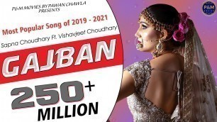 'Gajban || Chundadi Jaipur Ki || Sapna Choudhary || New Haryanvi Song Video 2019 || P&M Movies'