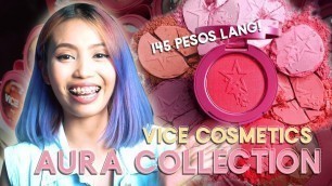 'AURA COLLECTION SWATCHES | VICE COSMETICS | ANG MURA NITO BESH!'