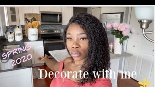 'WE MOVED | DECORATE MY DREAM KITCHEN WITH ME | SPRING 2020 DECORATE WITH ME | MOVING VLOG'