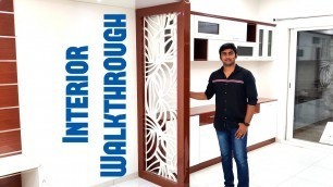 'Interior Walkthrough l Living Room l Modern Shoba Apartment l JayJay Interior l Best n Coimbatore l'