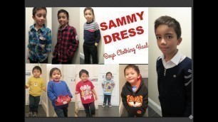 'Sammy dress Kids Haul & Review | Timmy\'s Fashion show'
