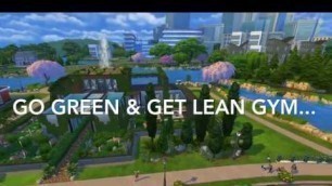 'The Sims 4 Speed Build \'Go Green & Get Lean\' Gym'