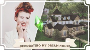 'Decorating my dream house! // The Sims 4 // AD [CC]'