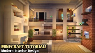 'Minecraft Interior Design | Minecraft Modern Room Tutorial'