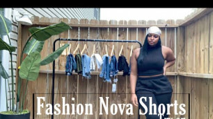 'Fashionnova Bermuda Shorts Haul & Try On | Curvy Girl\'s DREAM | Size LARGE | Amber Vallen 2020'