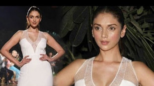 'Aditi Rao Hydari Looks Stunning at Government of Catalonia\'s Spanish Fashion Show'