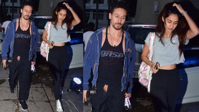 'Tiger Shroff & His HOT Girlfriend Disha Patani Spotted Together After GYM'