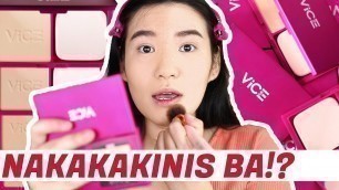 'KUTIS ARTISTA BA!? VICE COSMETICS POWDER FOUNDATION Review & Wear Test! | Toni Sia'