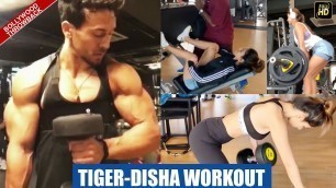 'Tiger Shroff & Disha Patani\'s HEAVYLIFTING At The Gym | Celebrity Workout'