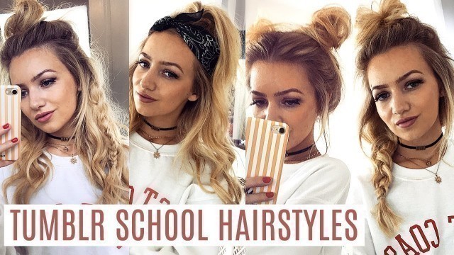 'EASY TUMBLR SCHOOL HAIRSTYLES 2017'