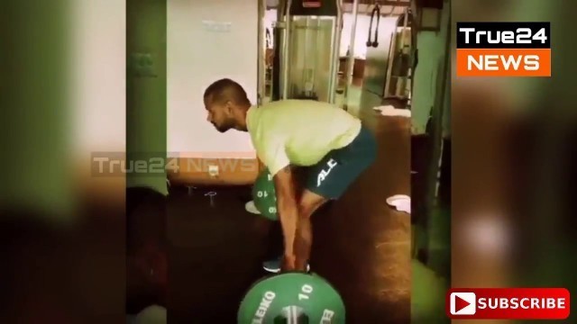 'India vs Bangladesh T20: Shikhar dhawan workout in Gym 2018 | Shikhar Dhawan Fitness'