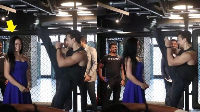 'Tiger Shroff\'s Amazing Stunt With Sister Krishna Shroff At MMA Matrix Gym Launch'