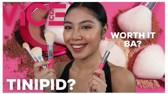 'VICE COSMETICS PINK BRUSHES WORTH IT BA or TINIPID? by Lhianne Lauren'