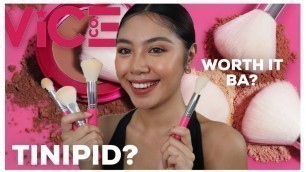 'VICE COSMETICS PINK BRUSHES WORTH IT BA or TINIPID? by Lhianne Lauren'