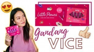 'Vice Cosmetics Little Ponies Collection:  REVIEW VICE GANDA'