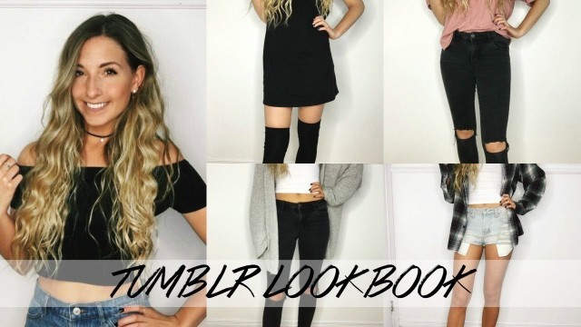 'TUMBLR INSPIRED OUTFITS // tumblr lookbook 2017 | cheap black tumblr outfits'