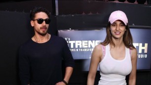 'Disha patani & Tiger Shroff Visit Rd Strenth Training Cenrte For Fitness Tips'