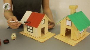 'How to Make Popsicle Stick House for 