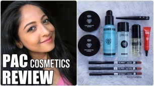 'PAC COSMETICS REVIEW | HD POWDER, OIL PRIMER, LIP PENCILS & MORE | Stacey Castanha'