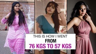 'Weight loss transformation | How I lost 20 kgs | Fat to Fit | Fitness Motivation | Fit Tak'