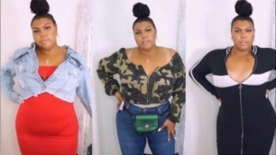 'FASHION NOVA TRY ON HAUL | FASHION NOVA, BOOHOO, FOREVER 21 | PLUS SIZE'